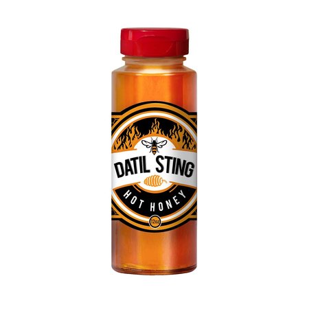 WORLD HONEY MARKET Datil Sting Hottest Chiles Pepper Honey 12 oz Bottle DS-5097